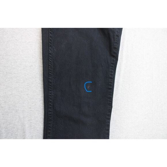 Levi Signature Jeans Womens 12 Navy Blue Cotton Blend Stretch At Waist Bootcut - Picture 8 of 8